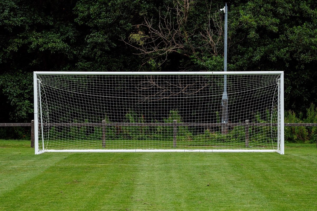 Full-size football goal